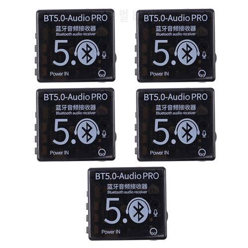 5X BT5.0 Audio Pro Bluetooth Audio Receiver MP3 Lossless Decoder Board Wireless Stereo Music Car Speaker Receiver