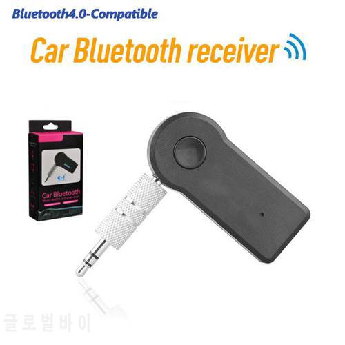 Bluetooth4.0-Compatible Audio Receiver Transmitter 3.5mm AUX Stereo Adapter Receiver Car Wireless Adapter Handsfree Call Adapter