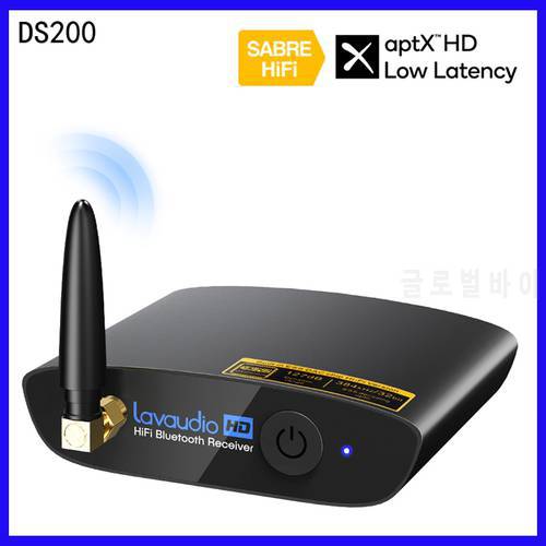 DS200 Pro Bluetooth 5.0 Receiver aptX LL HD DAC CSR8675 Audio Decoder Digital Amplifier Bluetooth Adapter for TV PC