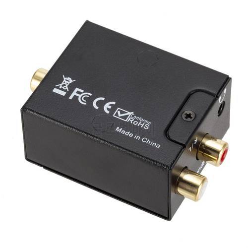 Digital Audio Decoder Amplifier Protable 3.5mm Jack Coaxial Optical Fiber Digital To Analog Audio Aux Rca L/r Converter