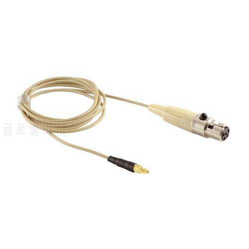 HIXMAN DE6C-SM Replacement Cable For Countryman E6 Microphones Fits Lectrosonics Bodypack Transmitters