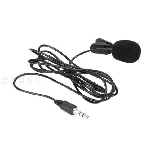New Mini Portable Clip-on Lapel Microphone 3.5mm Jack External Buttonhole Mic For IPhone/Android SmartPhone PC Laptop Recording