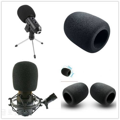 2pcs/lot Professional Thicken Microphone Foam Mic Cover Studio WindScreen Protective Grill Shield Soft Sponge Microphone Cap