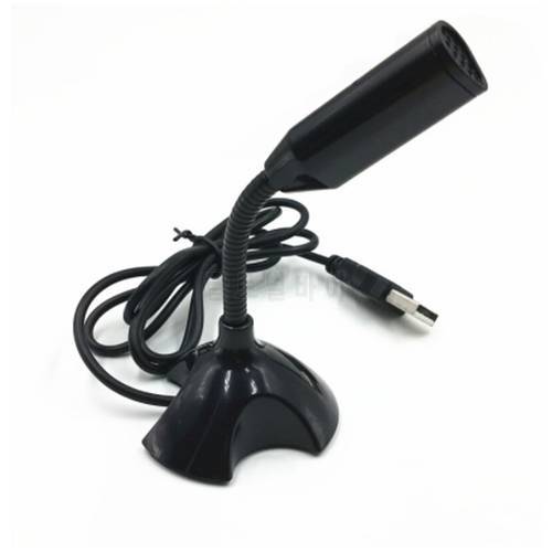 High Quality Adjustable USB Laptop Microphone Mini Studio Speech Microphone Stand Mic With Holder for Desktop PC