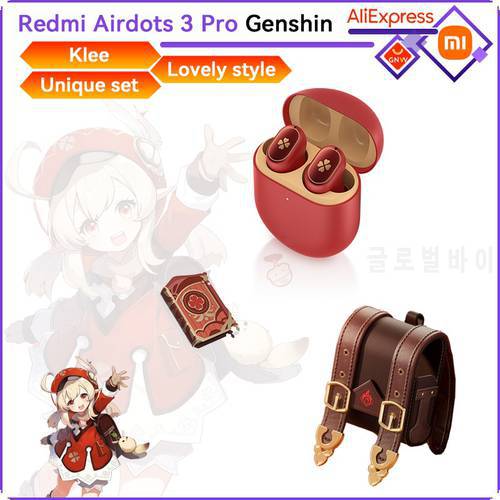 [Genshin Impact] Xiaomi Redmi Airdots 3 Pro Genshin-Klee Version Customize Style Magnetic Case Cable Pack Animation ANC 28h Play