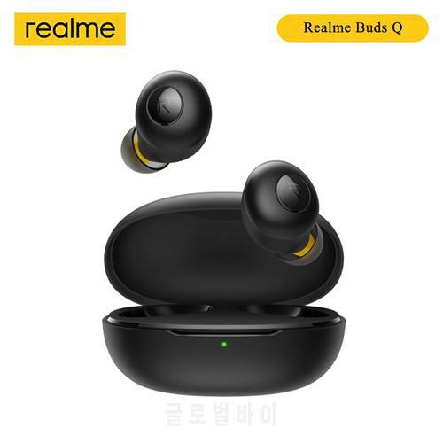 Realme Buds Q Q2 TWS Earbuds True Bluetooth Wireless Stereo Waterproof Earphone Instant Auto Connection Charging Box With Mic