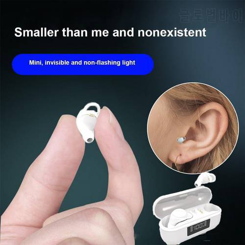 Mini Bluetooth 5.2 Headphones True Wireless Invisible In-Ear Earphones Sleeping Sports Gaming HD Stereo Noise Reduction Earbuds