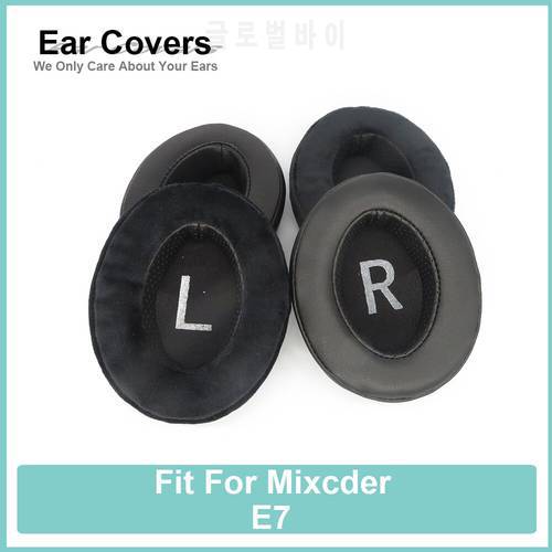 Earpads For Mixcder E7 Headphone Earcushions Protein Velour Sheepskin Pads Foam Ear Pads Black