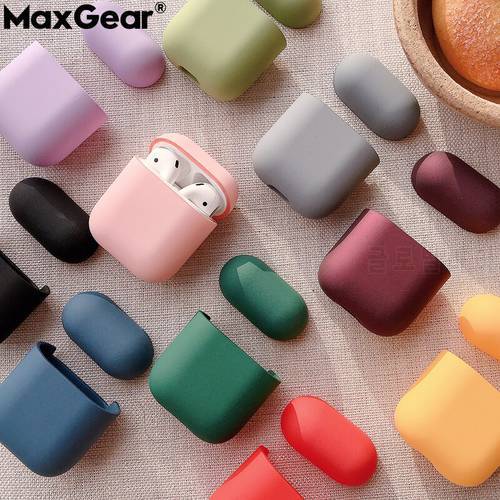 Luxury Matte Sandstone Case For Apple AirPods Pro Cute Candy Color Earphone Cover Air Pods 2 1 Hard Plastic Skin Protection