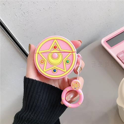 For AirPods Pro Case 3D Sailor Moon Cartoon Soft Silicone Earphone Cases For Apple Airpod 3 Case Cute Cover Funda MNL1