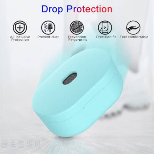 Colorful Silicone Case For Redmi Airdots Wireless Headphone Charging Box Cover Anti-dust Resist-scratch Protective Sleeve
