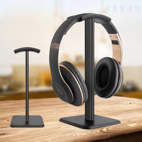 Alloy Headphone Stand Holder Rack, Support Gamer Headset Stand, Aluminum Black Bluetooth Earphone Hanger, PC Gaming Accessories