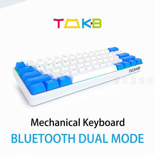 TMKB T68SE Mini Portable 65% Mechanical Keyboard Type-c RGB Gaming Keyboard For Tablet Desktop Laptop