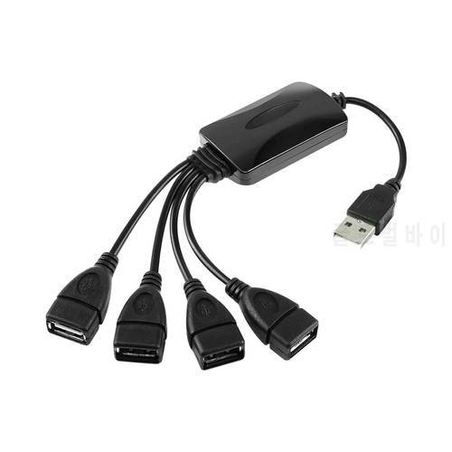 4 In 1 HUB USB Computer Splitter Socket Charging Cable 5V Peripheral Hub Multi-interface Expansion For Notebook/PC Adapter
