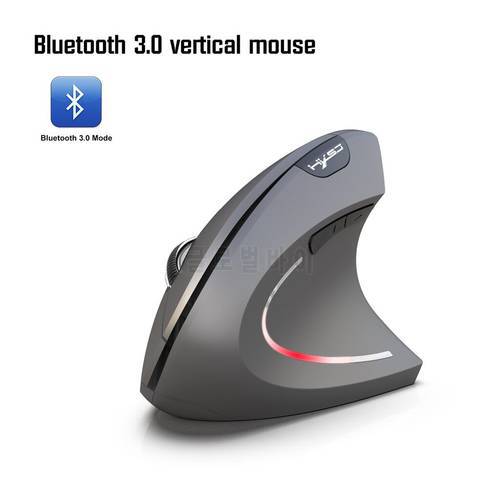 HXSJ T29 Wireless Bluetooth 3.0 Mouse Ergonomic Vertical Design Adjustable 2400DPI Optical Silent Mice For Tablet Office Mouse