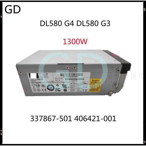 GD Original For HP DL580 G4 DL580 G3 1300W Power Supply HSTNS-PA01 337867-501 406421-001 Full Tested Fast Shipping