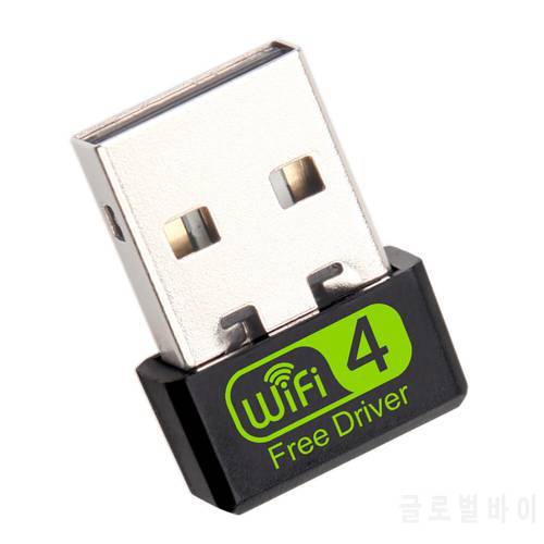 WD-1513B 150Mbps Network Card Portable Supporting CD-free Installation Driver USB 2.0 WiFi Adapter 2dBi Antenna Receiver Dongle