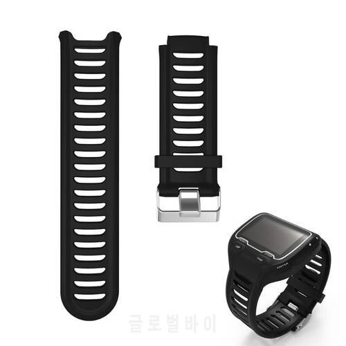 Silicone Smart Watch Bands Strap for Garmin Forerunner 910XT Triathlon Running Swim Cycle Training Sports Watch with Repain Tool