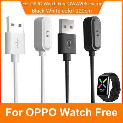 100cm USB Charging Cable for OPPO Watch Free OWW206 Smart Watch USB Charger Cradle Fast Charging Power Cable