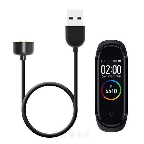 Suitable For Xiaomi Mi Band 6 / Mi Band 5 USB Charger Adapter Data Cable Suitable For Xiaomi Mi Band 5 6-Black Smart Accessories