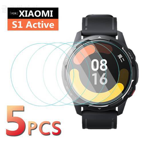 9H Premium Tempered Glass For Xiaomi Watch S1 Active Clear Smart Watch Screen Protector Film Accessories For Mi Watch S1Active