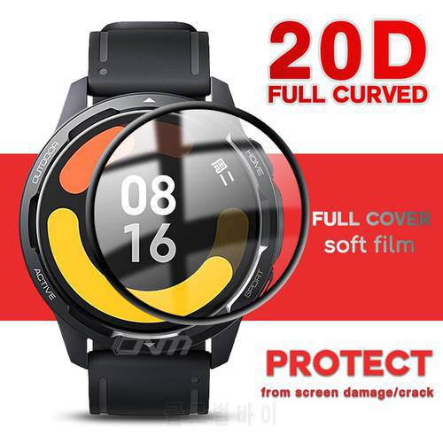 Screen Protector for Xiaomi Watch S1 Active / Color 2 Smartwatch Soft Protective Film for Mi Watch S1 Active (Not Glass)