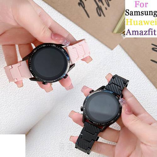 Carbon fiber Band For Xiaomi Mi Watch S1/S1 Active Smart Wristband 22MM Wristband Bracelet For Mi Watch Color 2 Correa