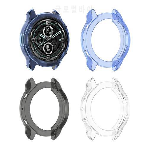 Smart Watch Hollow Protective Cover Case for Ticwatch Pro 3 Anti-Scratch TPU Plating Watch Protector Frame Shell