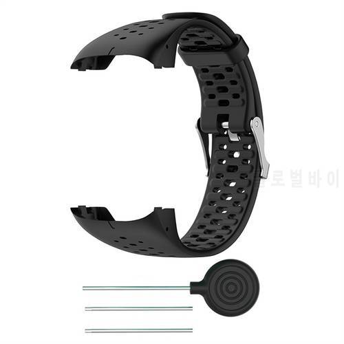 Silicone Replacement Strap For Polar M400 M430 Watch Band Sports Bracelet Wristbands Smart Watch Accessories Devices Solid Color