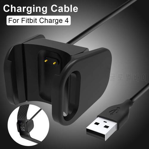 Charger Adapter Quick USB Charging Cable Clip For Fitbit Charge 4 Band Line Dock USB Charger For Fitbit Charge3 4 Charging Dock