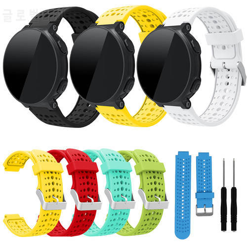 Watchband For Garmin Forerunner 230 620 235 735 735 XT Sport Smart Watch Replacement Bracelet Silicone Wrist Strap Watch Band