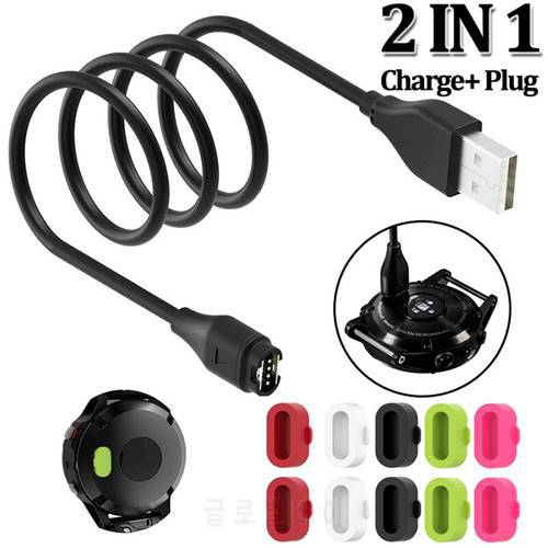 Charging Cable for Garmin Forerunner 255 955 Charger 4s 935 USB Dock 945 245 Fenix 7 7S Charger 5 5X Plus 6 6S Plug Cover Case