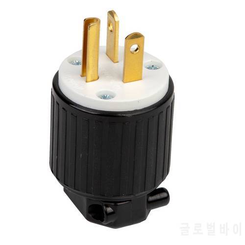 NEMA 6-20P high-power male 3pin converters Self-wiring plugs, 20A 250V,American industrial-grade wiring plugs