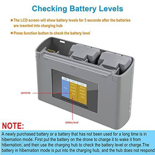 for DJI Mavic Mini 2 Battery Charger Manager Mini SE Two-Way Display Charging Hub Butler Batteries Power Bank Drone Accessories