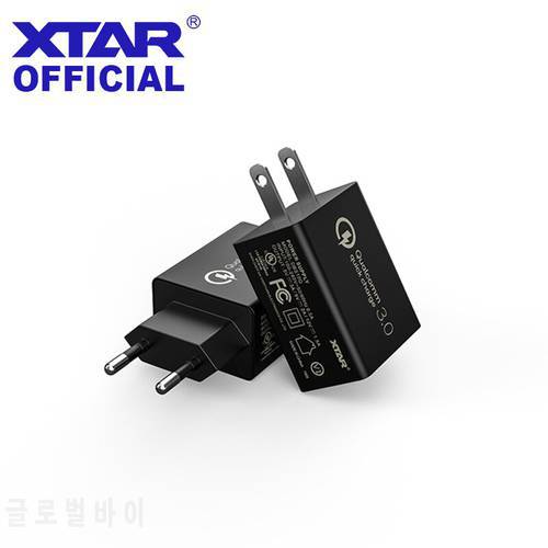XTAR 18W QC 3.0 Adapter Quick Charger Fast Charging For Mobile Phone Wall Charger EU US UK Power Adapter USB Charger