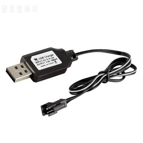 1PC Charging Cable Battery USB Charger Ni-Cd Ni-MH Batteries Pack SM-2P Plug Adapter 4.8V/7.2V/3.7V 250mA Output Toys Car