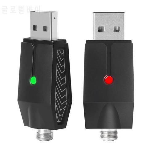 2Pcs Durable 510 Thread USB Smart Charger Adapter Converter with Indicator Light