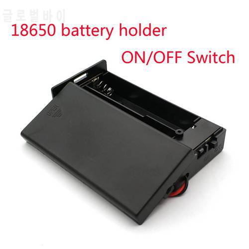 18650 Battery Box 18650 Storage Case 3.7V 2x18650 Battery Holder 18650 Box 2 Slots With ON/OFF Switch
