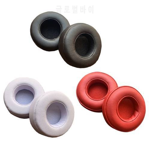 Leather Ear Cushion Sponge Earpads Compatible For Beats Mixr Headset Spare Part Soft to Wear Memory Foam Covers