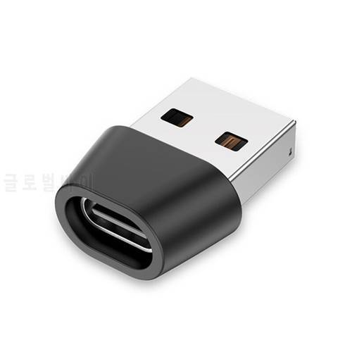 USB Type-C Converter Usb Male to Type-C Female Adapter Support PD Fast Charging OTG DATA Transfer for U Disk Headset