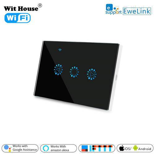 Ewelink Smart Touch Switch Voice Control Smart Light Switch Appsingle Live Wire Wifi Smart Switch Work With Echo Alexa Google