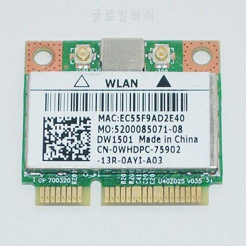 DW1501 Wireless-N Wlan Half-Mini Card Broadcom Bcm94313hmg2l WHDPC for DELL N4030 N5010 13R 1564 17R