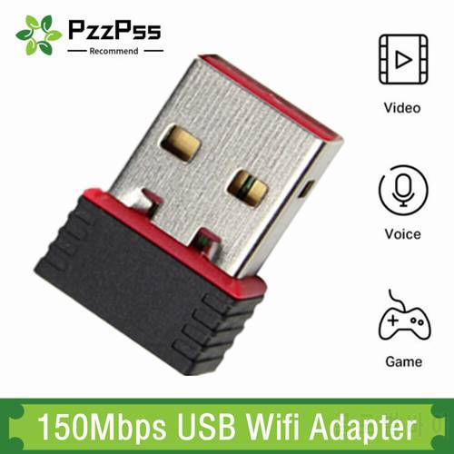 Mini RTL8188 Wifi Adapter 150Mbps USB Wireless Network Card 2.4G USB 2.0 Antenna External Wi-Fi Receiver for PC Laptop Desktop