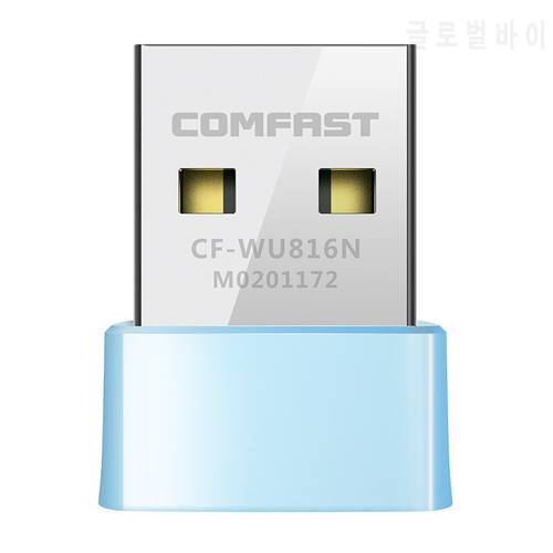 COMFAST CF-WU816N Wireless Mini WiFi Adapter 150Mbps WiFi Receiver USB Wifi antenna Realtek 2.4G dongle USB Wi-Fi Network Card