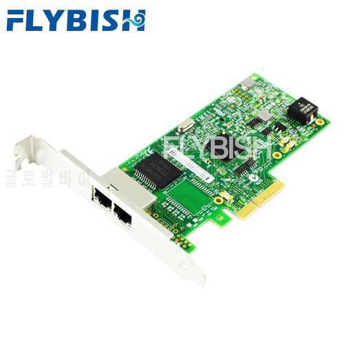 FLYBISH I350-T2V2 PCI-E x4 Dual RJ45 Port Gigabit Ethernet Server Adapter LAN card Intel i350AM2 1G Network Card