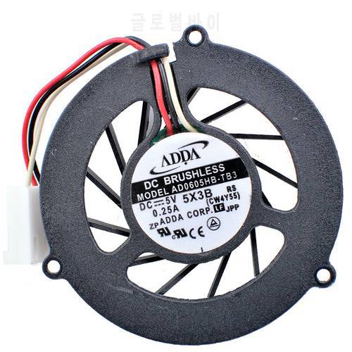 COOLING REVOLUTION AD0605HB-TB3 Notebook Fan E255 Fan DC 5V 0.25A Double ball bearing