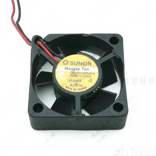 GM0503PFV3-8 3010 5V 0.2W 3cm 2-wire silent cooling fan