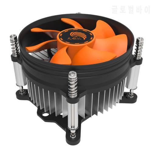 Desktop Computer PC CPU Heatsink Cooler Fan core 3 Pin for LGA 775 or LGA 1150 /1156 /1155 1200by choice