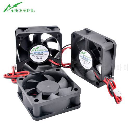 ACP5020 5cm 50mm fan 50x50x20mm DC5V 12V 24V 2pin Cooling fan suitable for chassis power supply charger printer inverter