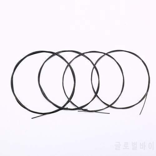 4Pcs/set Black Nylon Ukulele Strings Replacement Part For 21 Inch 23 Inch 26 Inch Stringed Instrument
